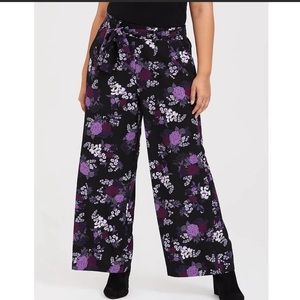 Torrid Wide Leg Floral Pants